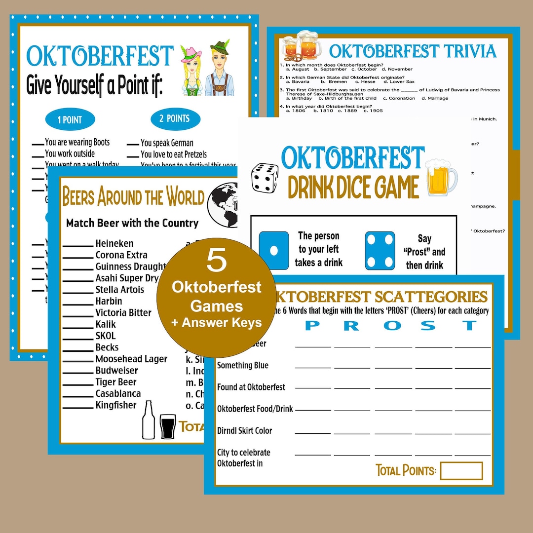 Oktoberfest Games Oktoberfest Party Games for Home Oktoberfest Trivia Oktoberfest Games Oktoberfest Party Games for Home Oktoberfest Trivia