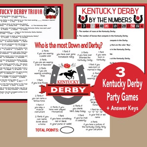 Kentucky Derby Games, Kentucky Derby Party Games, Run for the Roses Game, Games for Kentucky Derby, Adults, Seniors, Teens