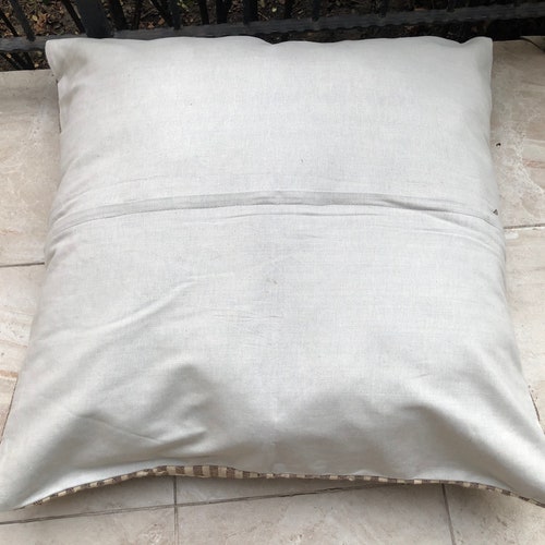 Garden Pillow,Decorative Pillows ,36x36 Inches ,Pillow Cover,Hand Made Cotton Wool, İnterior Desing Pillows ,Natural Kilim shops Rug ,Cushion Rug,