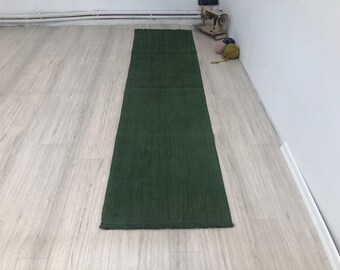 ヴィンテージトルコ麻ランナーラグ: 手織りジュートキリム、2x8 - Etsy