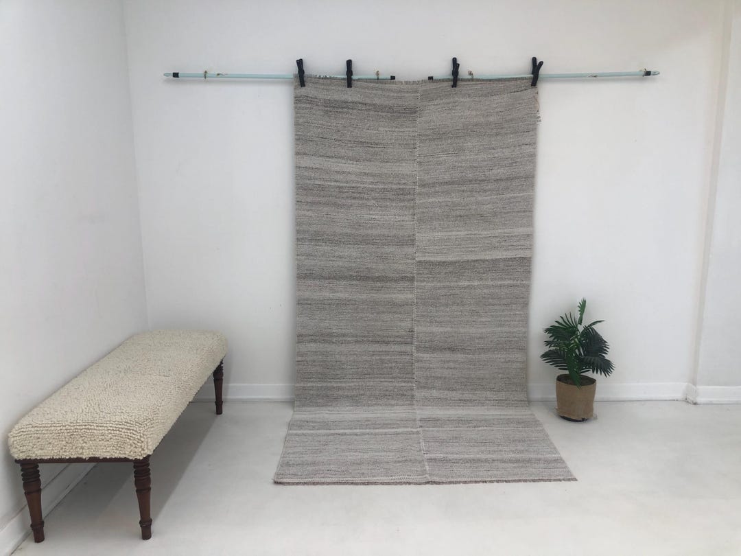 Hemp Jute Rug,4x8 Feet, Area Rug, Beige Traditional Oushak Rug, Living ...