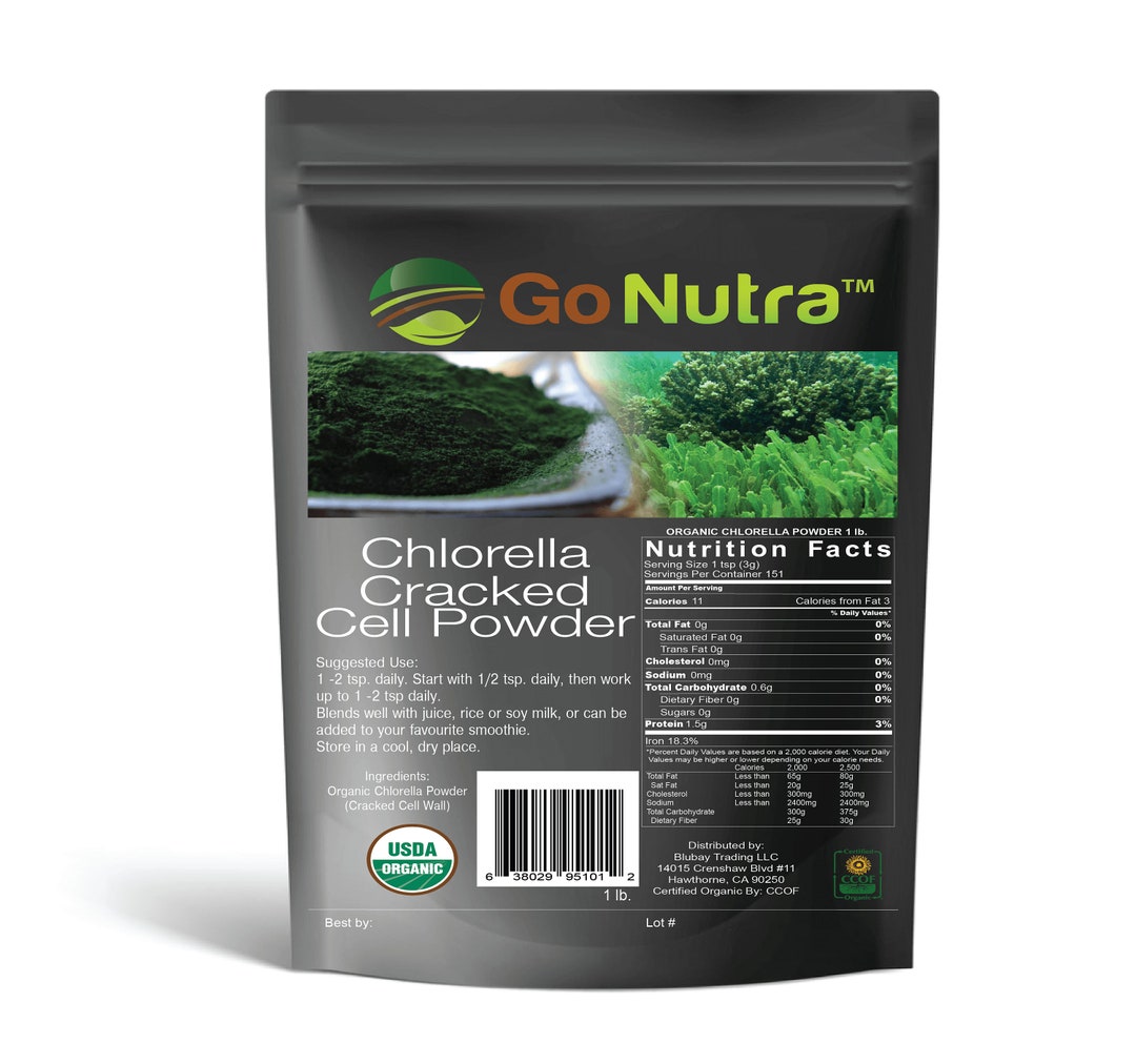 Organic Chlorella Cracked Cell Wall Bulk Chlorella Algae Superfood