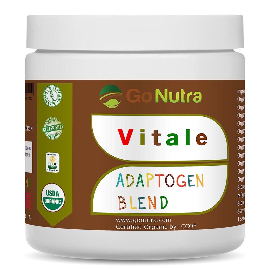 Adaptogen Blend Maca, Siberian Ginseng, Goji, Reishi, Lions Mane