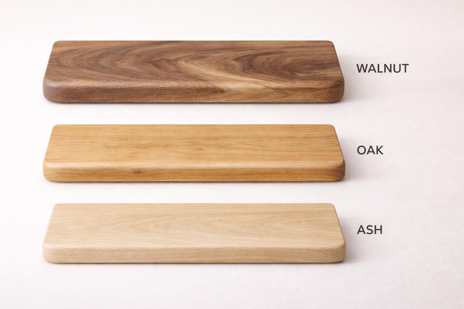 Rounded Edge Wooden Floating Shelf – Modern Wall Bookshelf - Etsy