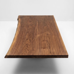 Premium Wooden Table Top | Oak, Walnut & Ash | Handcrafted for Dining, Office | Coffee Tables | Natural or Straight Edge