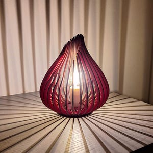 Table lamp laser cut