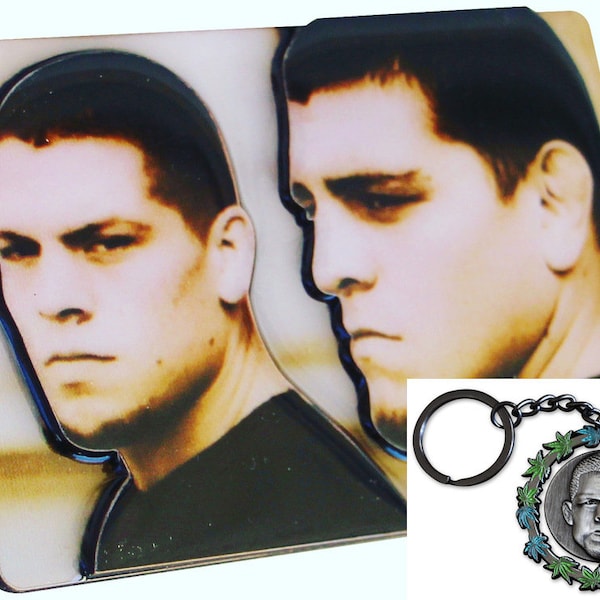 Diaz brothers keychain and fridge magnet Nate Diaz Nick Diaz