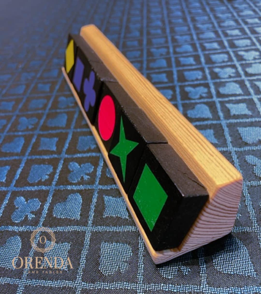 Pack of Four Pine Holders// Wood // Tile Holders // Qwirkle // Qwirkle