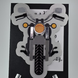 Tarjeta de motocicleta del Día del Padre