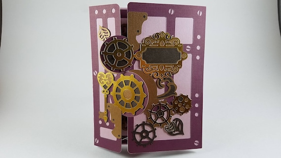 Steampunk Valentine's Card