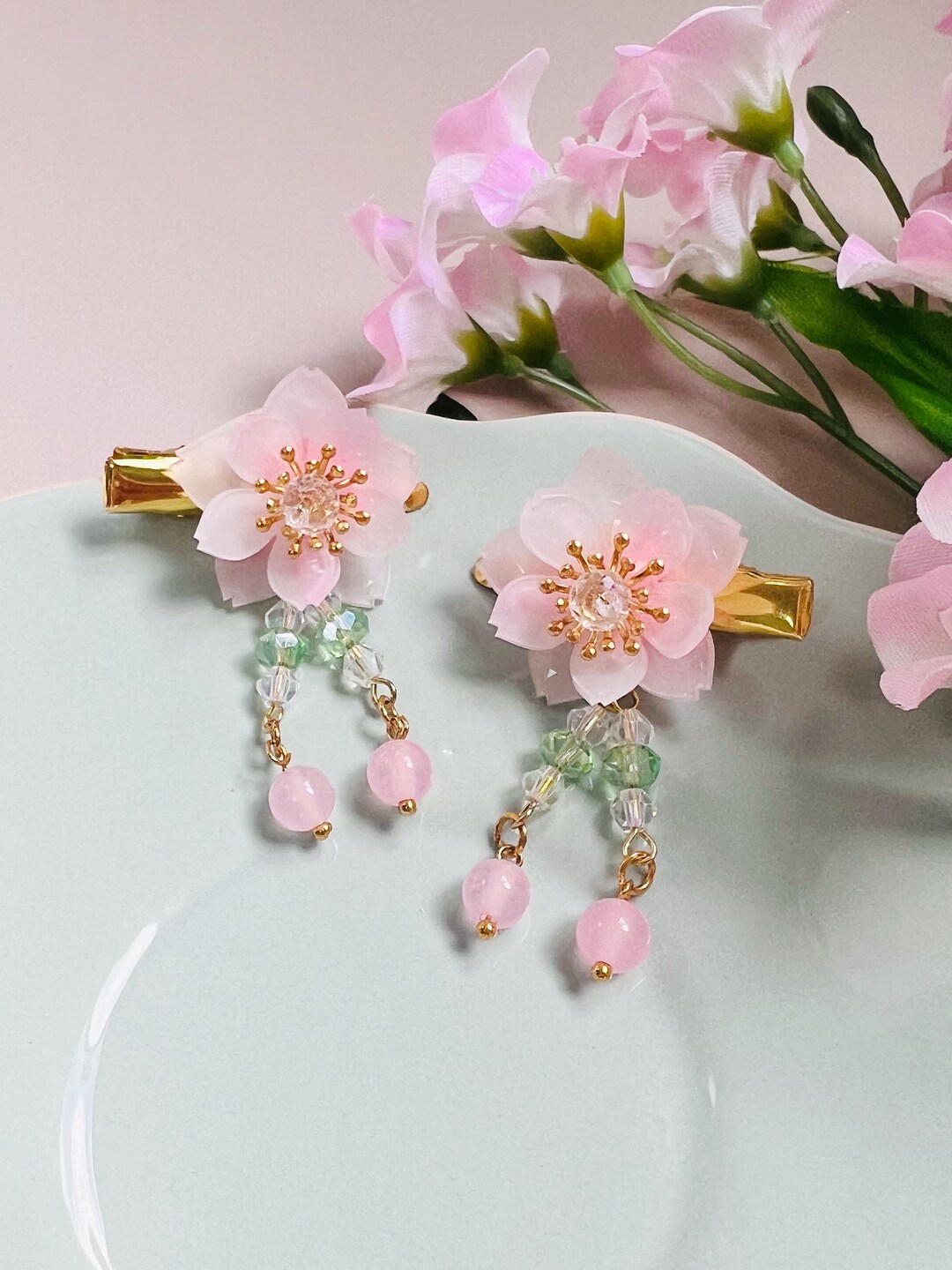 アクセサリー herlipto Cherry Pink Pearl Pierces Amazon.co.jp: herlipto Cherry Pink Pearl Pierces グッズ j