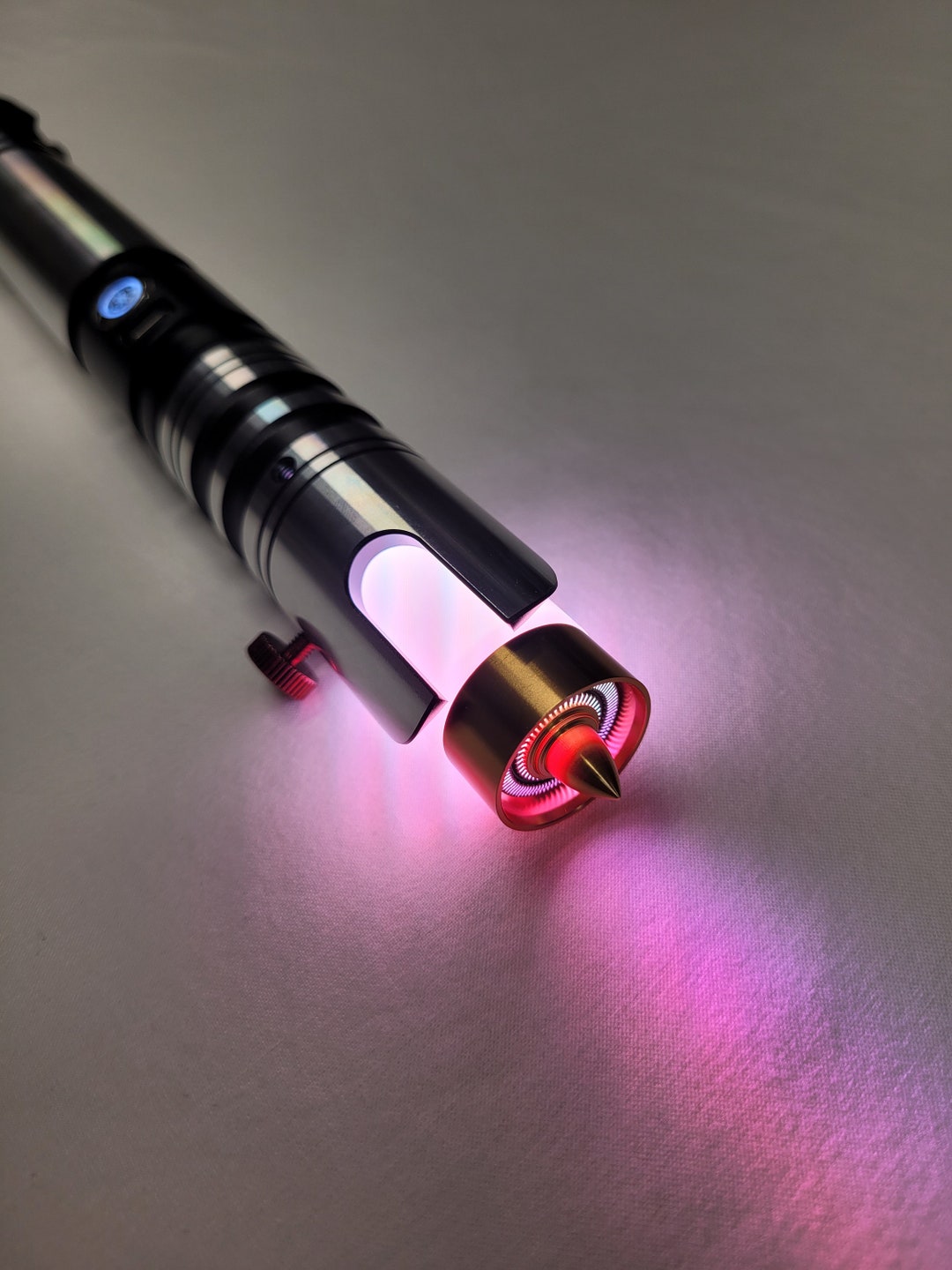 Lightsaber Blade Plug 1 Inch Gold Bullet Point Lightsaber Accessory