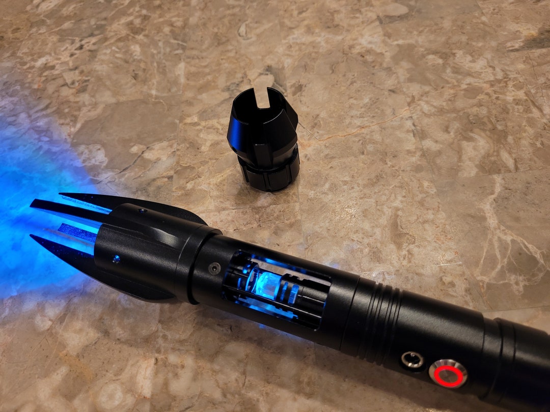 Lightsaber Part Forked Emitter Saber Part Light Saber Add on Sith Jedi