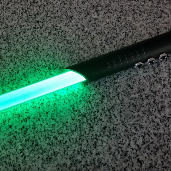 Lightsaber Color Change RGB Lightsaber "The Raver" Durable Dueling Color Change Light Saber Toy Aluminum 7 Colors Star Wars Bossaber