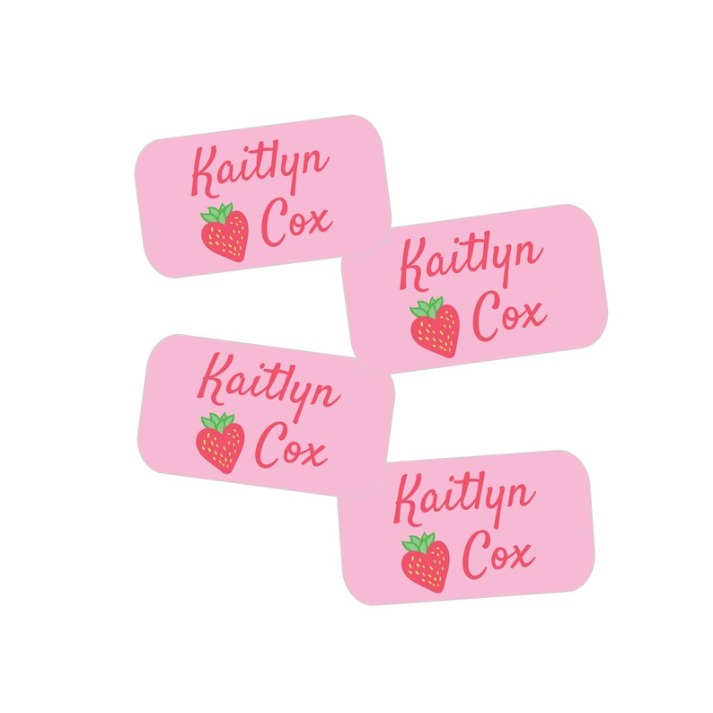 Girl Icons Cursive Font Extra Small Label Pack