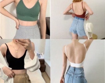 backless bralette top