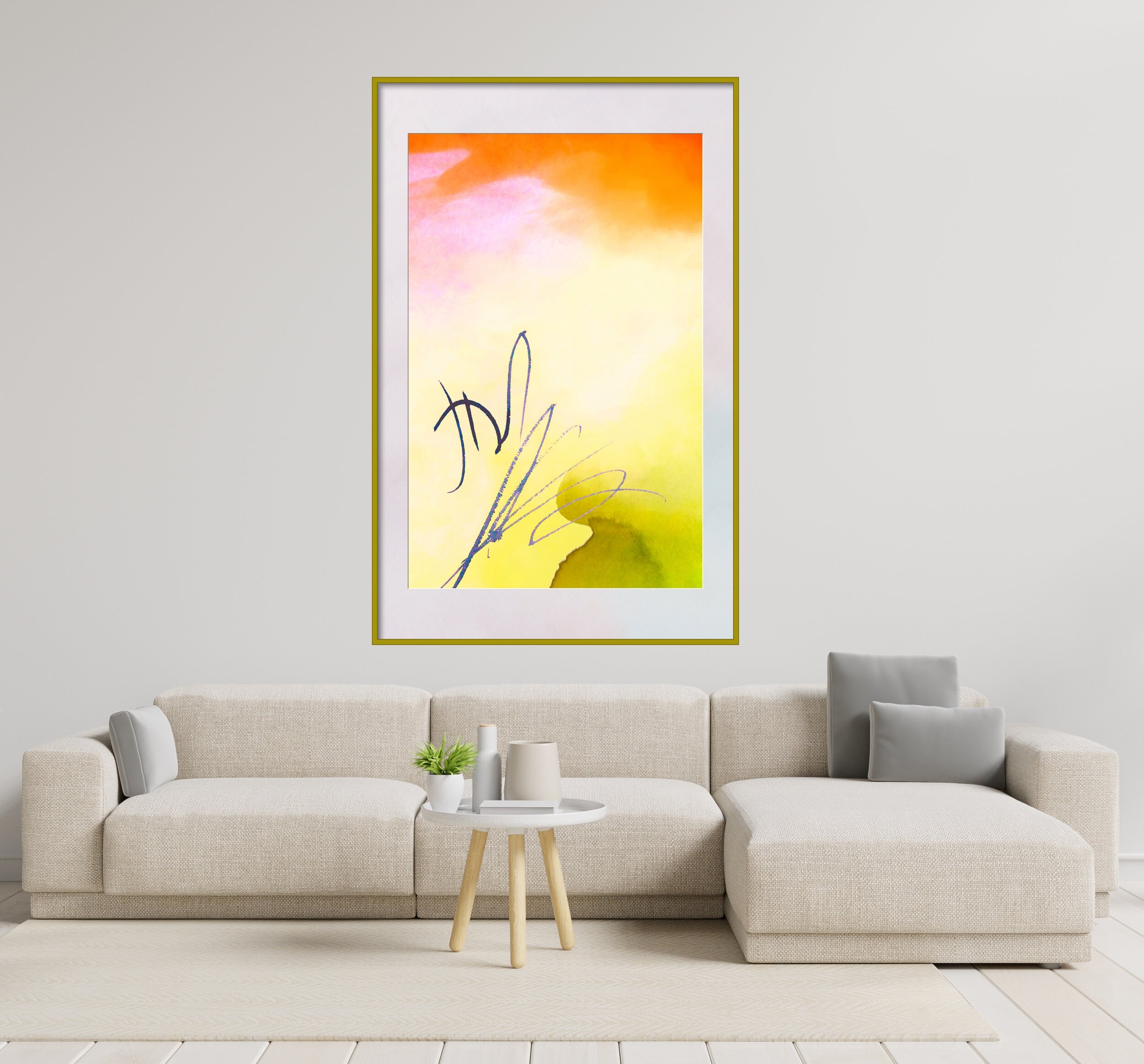 Modern Contemporary Japanese Art Japanese Abstract Art Asian Etsy
