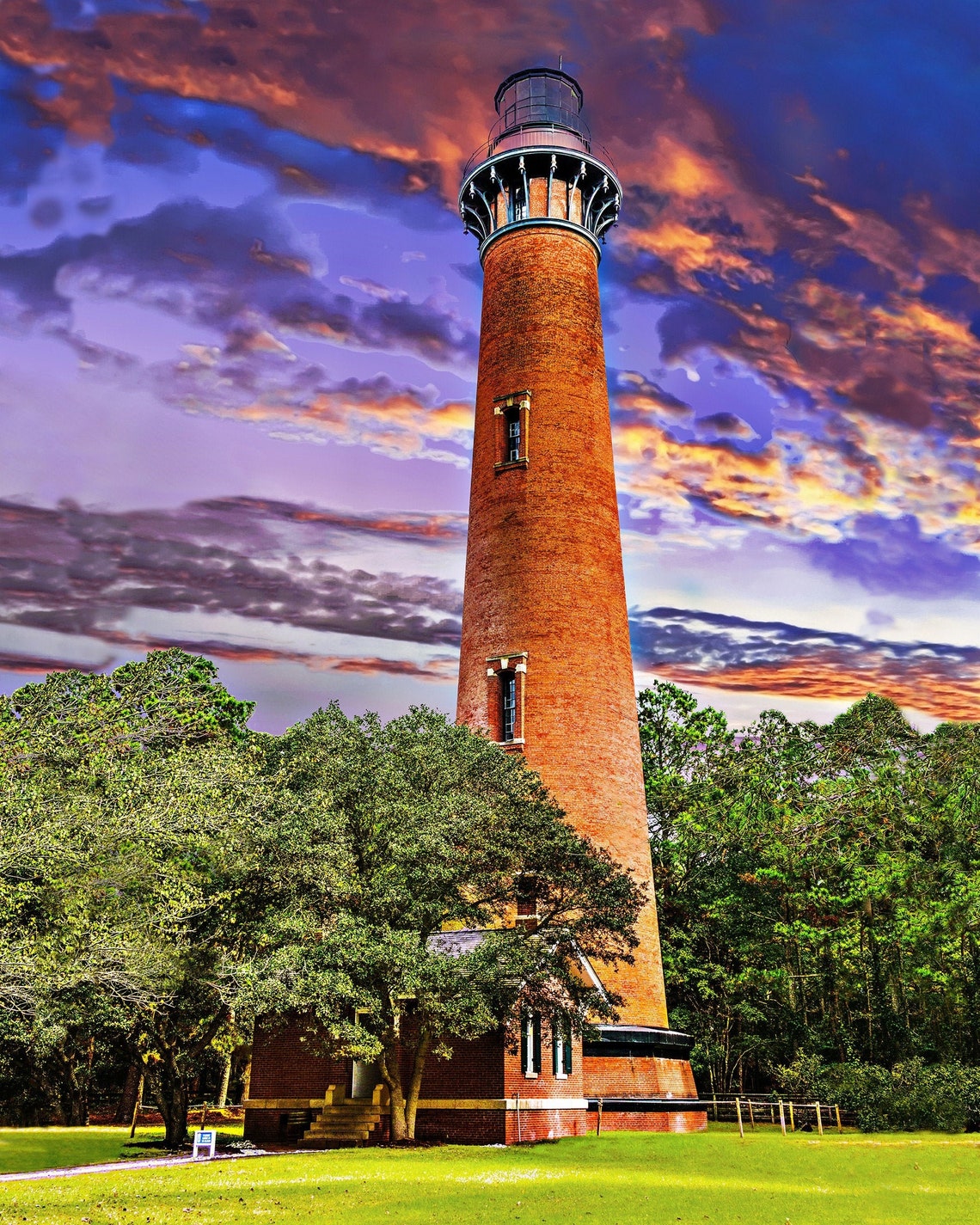 Currituck Lighthouse Wall Art Currituck Lighthouse Print Etsy