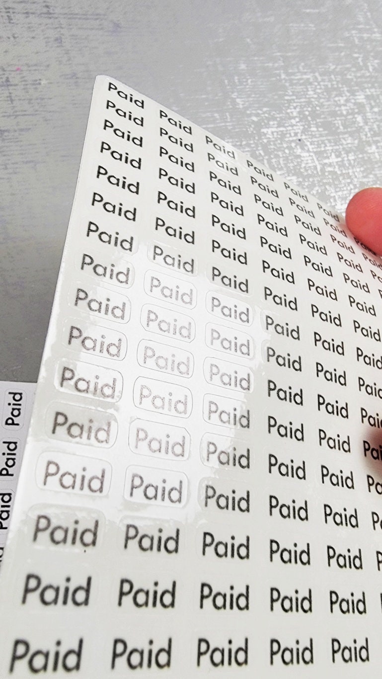 Paid Stickers - Small 