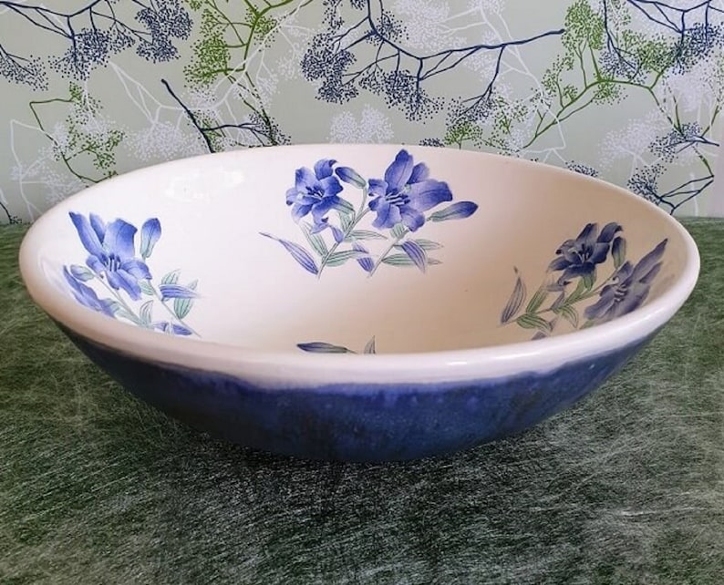 Ceramic Transfer Lilies Etsy