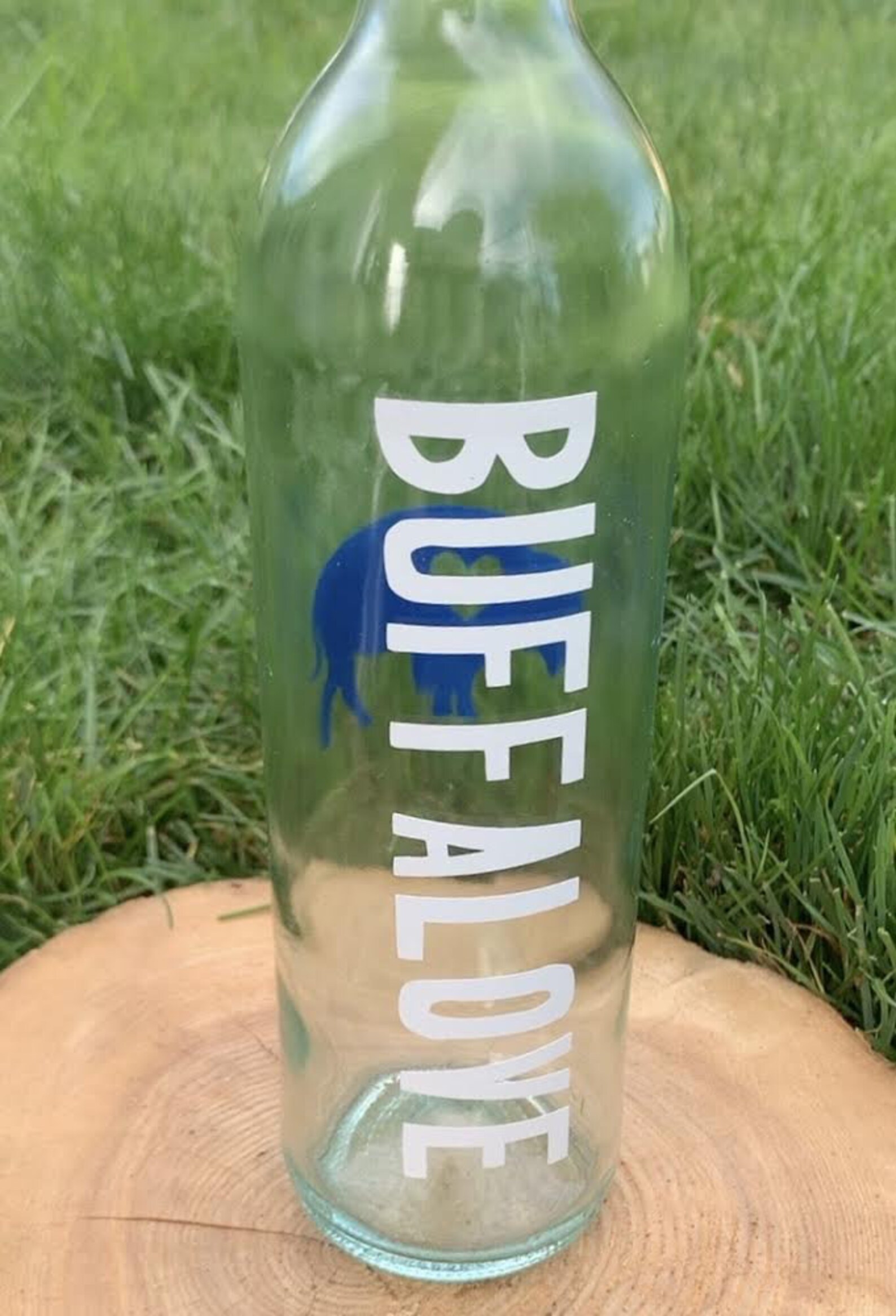 Buffalo Decorative Wine Bottle Etsy