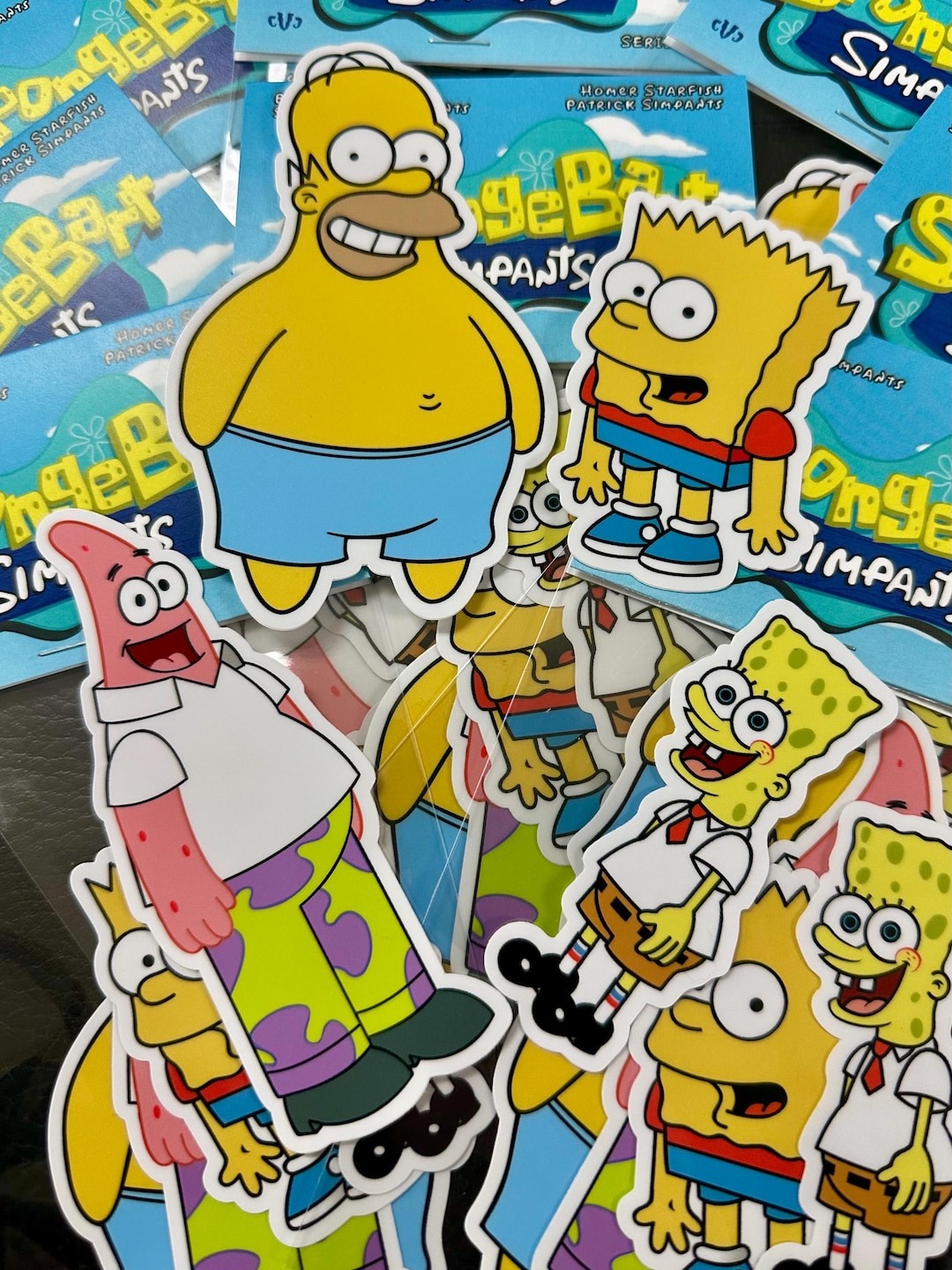 Sponge Bart Sponge Bart Simpants Sticker Pack - Etsy UK