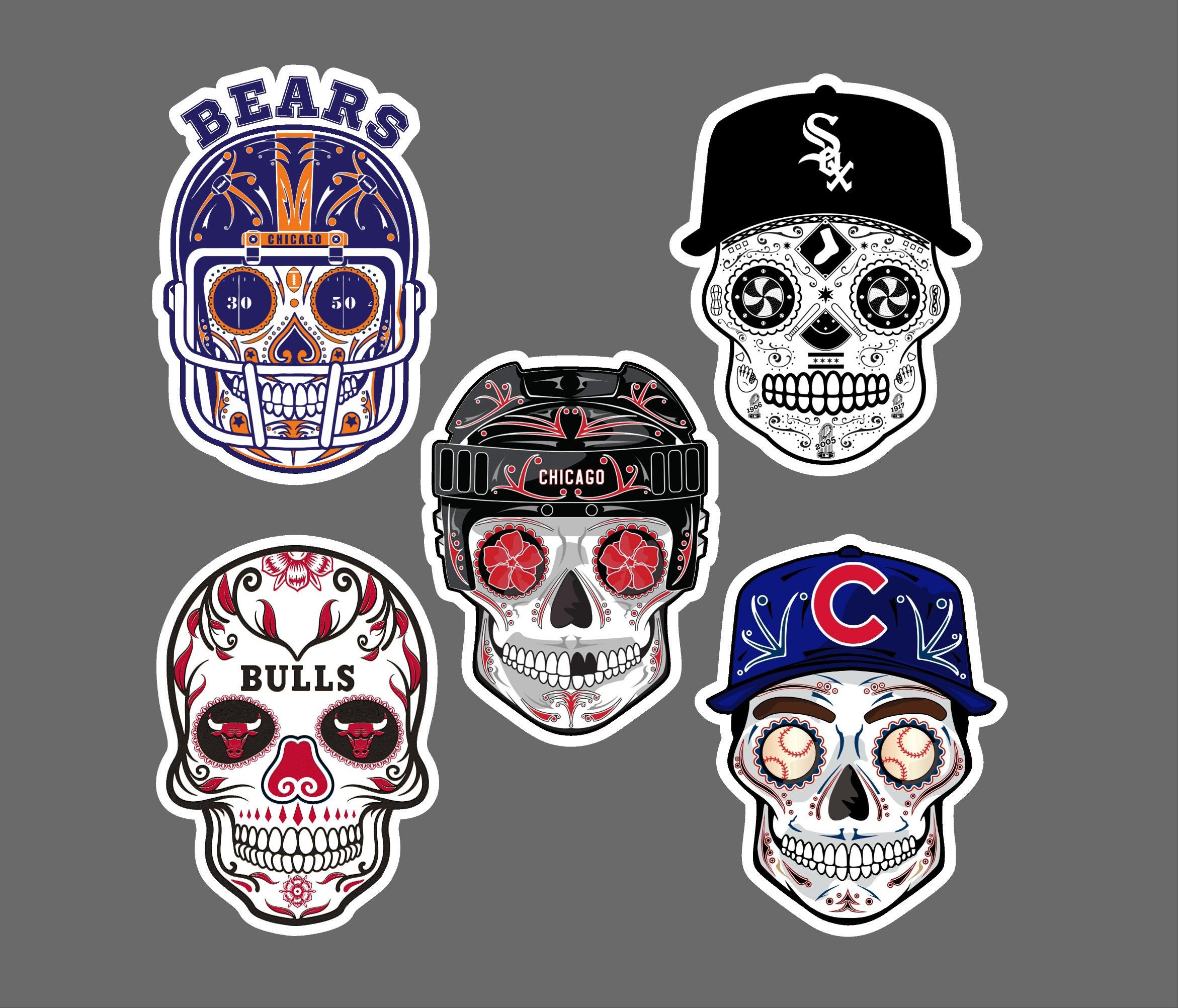 White Sox Skull 