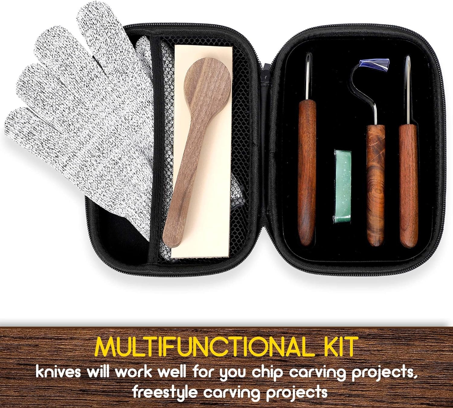 Wood Carving Kit for Beginners - Whittling kit with Giraffe