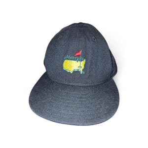 Chapeau Visière Vintage Masters PGA Tour, Vert, Réglable - Occasion En Bon état