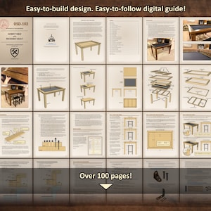 Build Your Own Gaming Table with Recessed Vault and Cover (Digital Guide and Plans) image 5