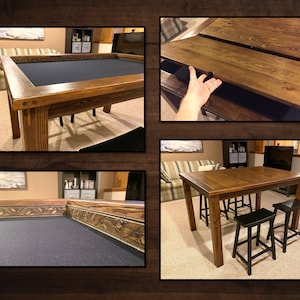 Build Your Own Gaming Table with Recessed Vault and Cover (Digital Guide and Plans) image 2