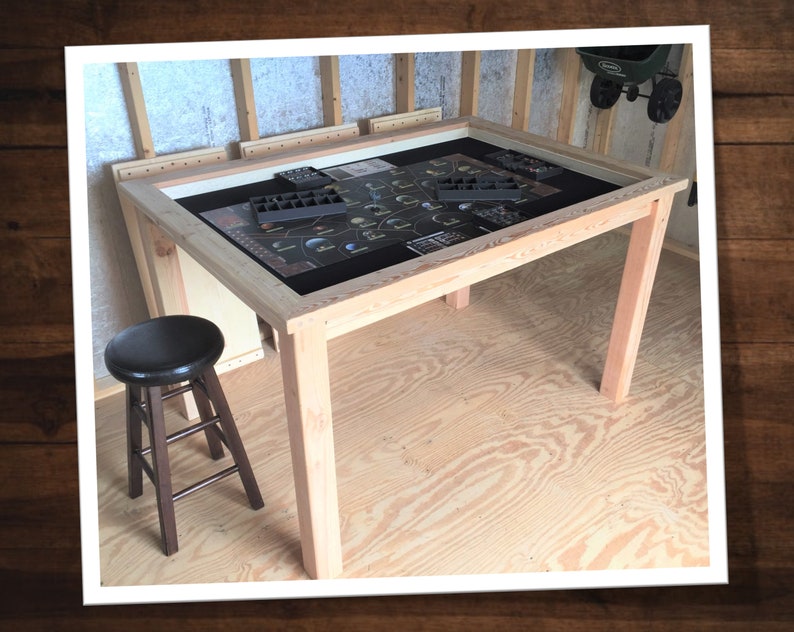 Build Your Own Gaming Table with Recessed Vault and Cover (Digital Guide and Plans) image 6