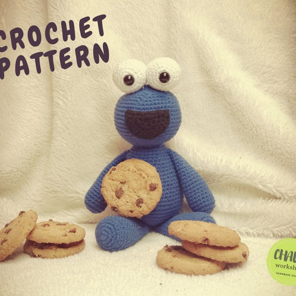 CROCHET PATTERN Cookie monster