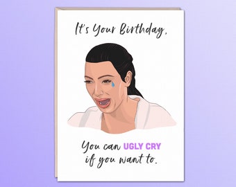 Ugly Birthday Card | Etsy