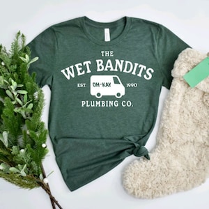 Wet Bandits Christmas Shirt - The Wet Bandits Christmas Shirt - Funny Christmas Shirt - Christmas Character Shirt - Bella Canvas