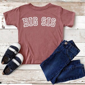 Big Sis Shirt - Toddler Big Sister Announcement - Big Sister Shirt - Toddler Big Sister Tee - Mom of Girls - Big Sister Baby Announcement