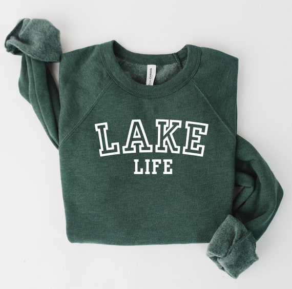 Lake Life Sweatshirt - Lake Sweatshirt - Summer Crewneck - Lake Life Sweatshirt - Bella Canvas - Lake Days Sweatshirt - On Lake Time shirt