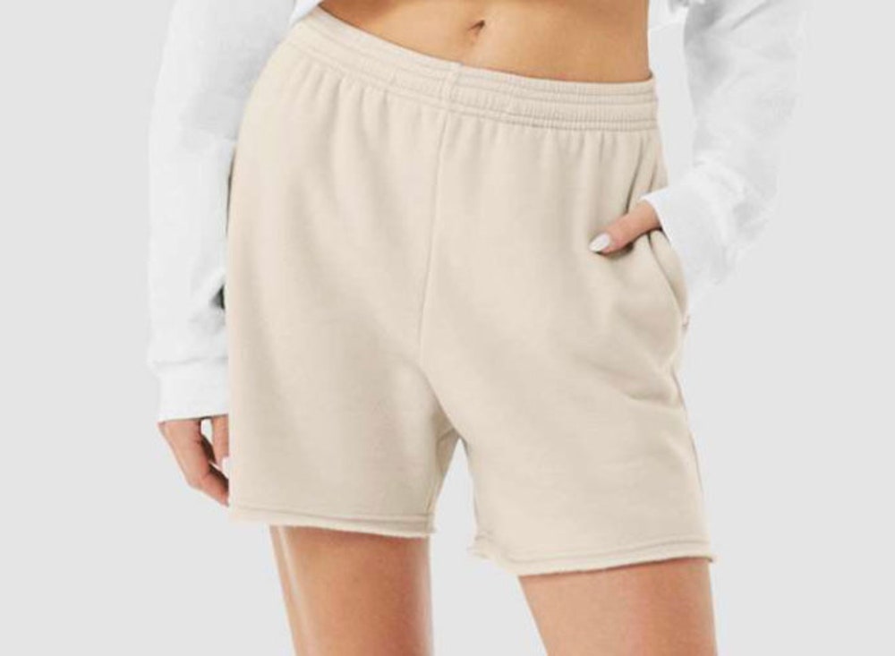 Bella Canvas Cutoff Fleece Shorts - Bella Canvas Shorts - Bella Canvas Matching Shorts Moderndaydecors