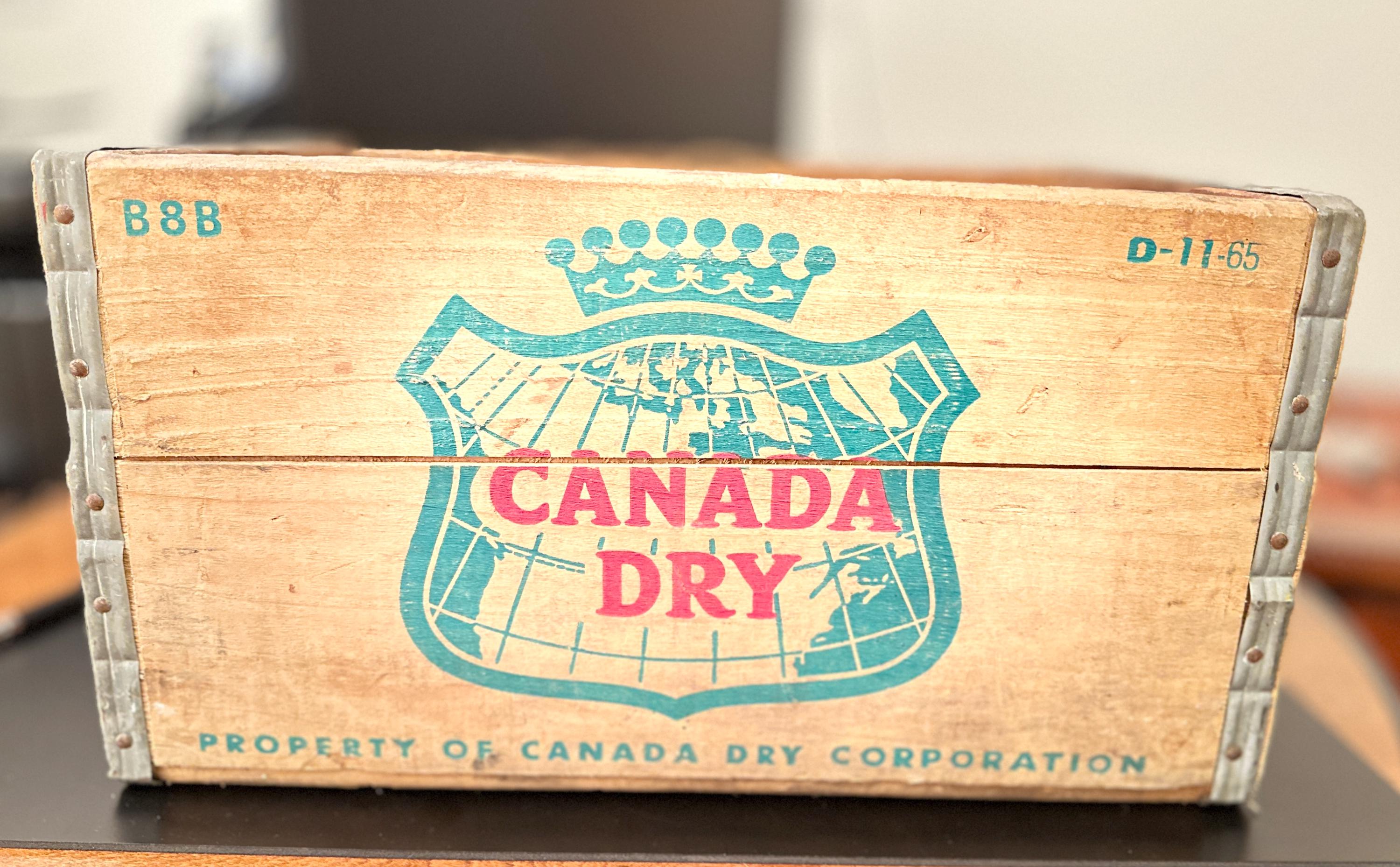 Canada Dry Wooden Crate - Etsy