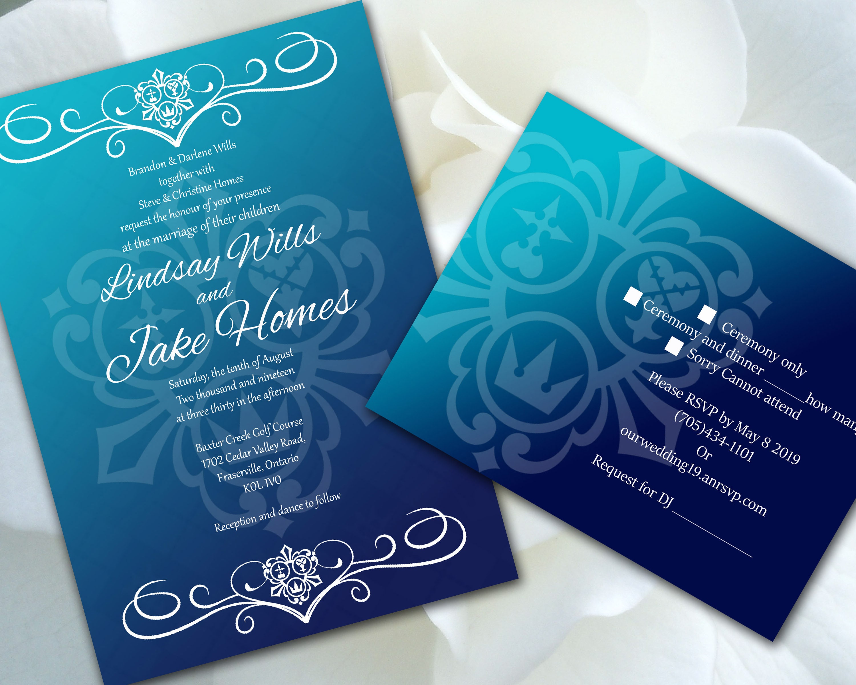 Print Your Own Wedding Invitations Kingdom Hearts DIY Etsy