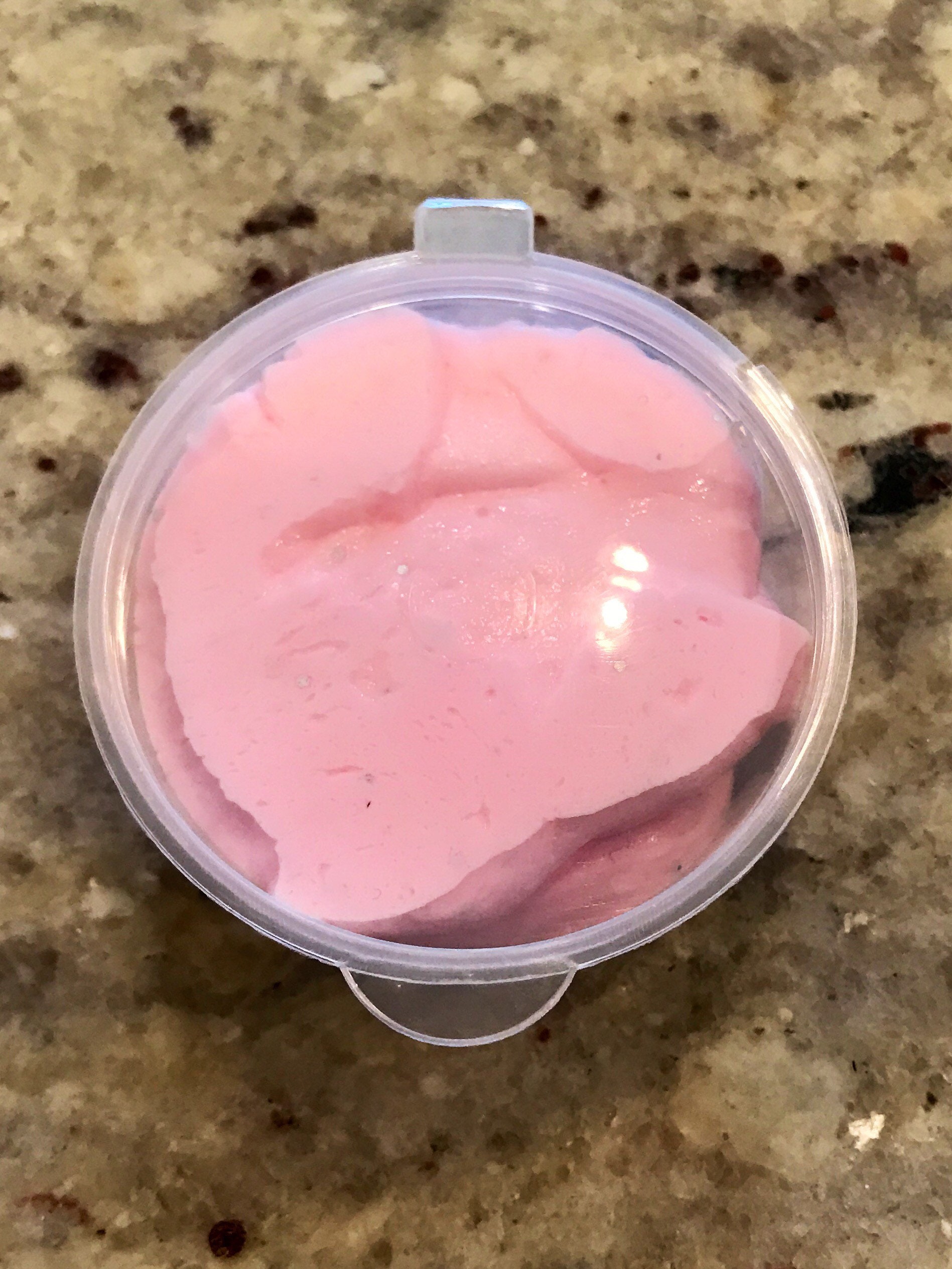 Pink Slime Gooey Pink Slime Stretchy Slime In A Container Etsy