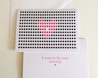 Missing • Greeting Card - Everyday Card - Valentine's Day Card