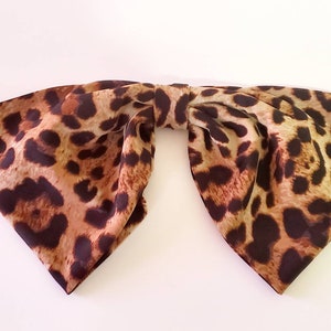 Bow tie|Tiger print bow tie|Small dots bow tie|Ladies oversized pulka dot bowtie|women's fashion|leopard print bow tie