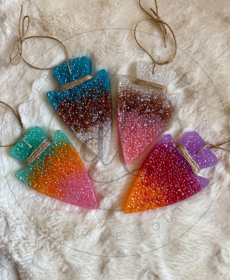 Ombré Arrowhead Car Air Freshener Car Freshie Arrowhead Etsy