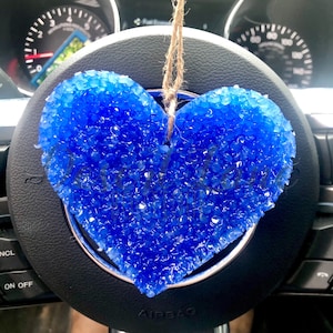 Heart Car Air Freshener | Car Freshie | Heart Car Scent | Heart Air Freshener | Car Candle |Heart Car Freshener | Back the Blue Heart