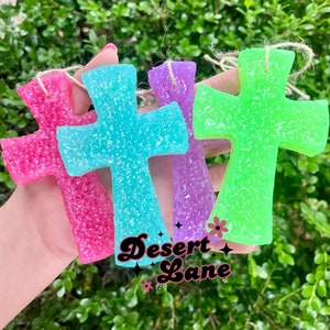 Cross Car Air Freshener // Car Freshie // Cross Car Scent // Cross Freshie // Jesus Air Freshener // Car Candle // Cross Car Freshener