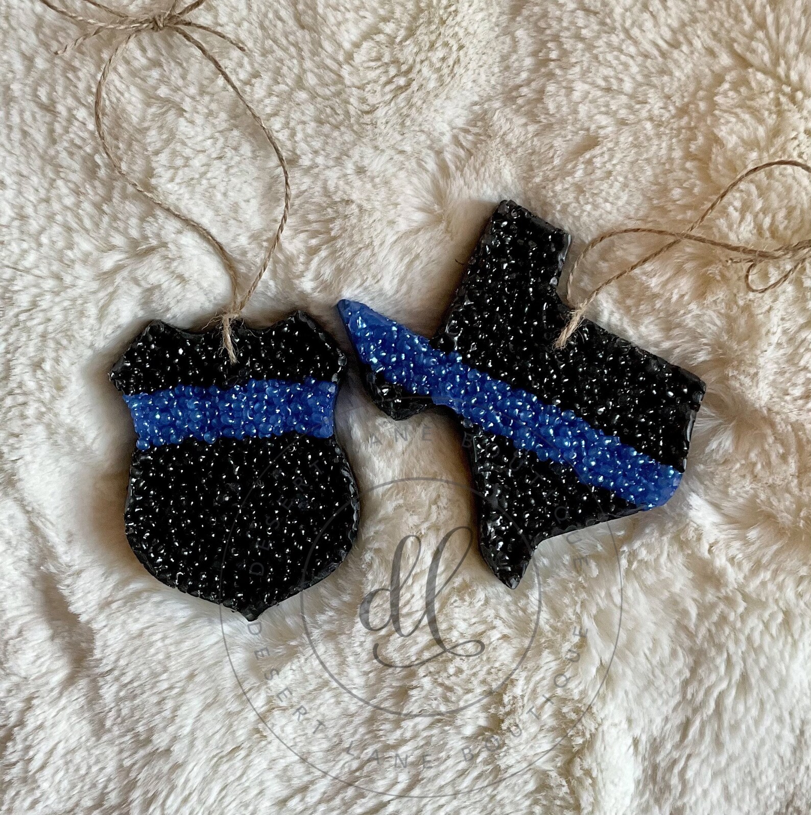 Back the Blue Freshie Police Car Air Freshener Police Etsy