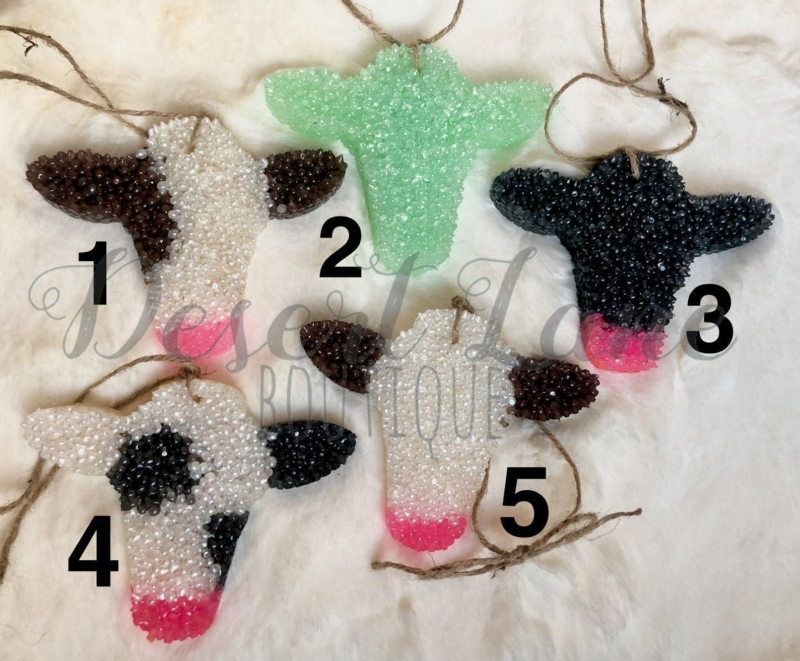 Cow Head Car Air Freshener Car Freshie Car Scent Cow Etsy