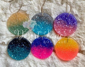 Circle Car Air Freshener | Circle Car Freshie | Car Scent | Circle Air Freshener | Air Freshener | Car Candle | Dip Lid Freshie