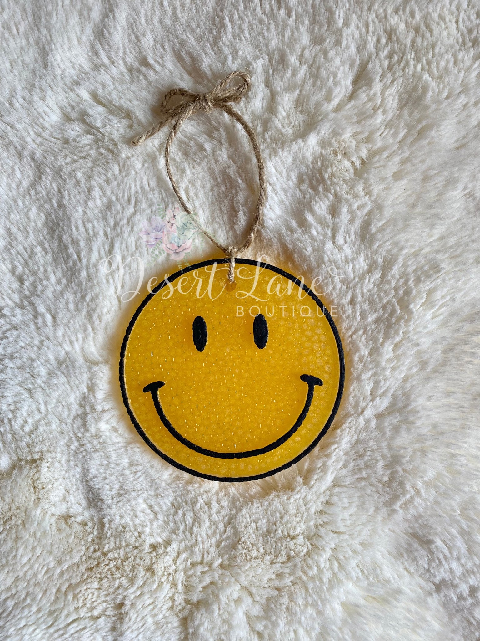 Smiley Face Car Air Freshener Car Freshie Smiley Car Scent Etsy